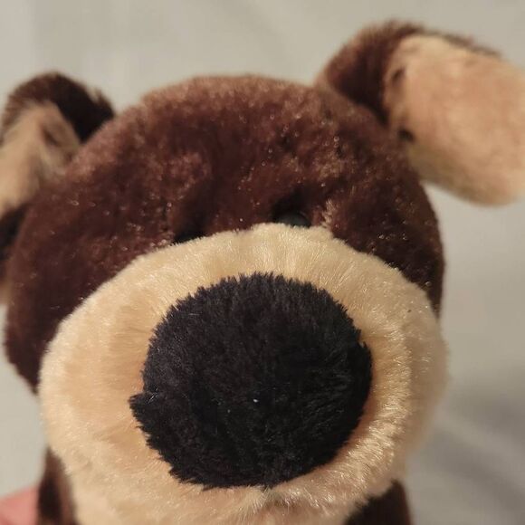 Ganz Webkinz Mocha Pup Plush Stuffed Animal HM348 USED Code Soft Toy 10" Dog - Picture 10 of 13